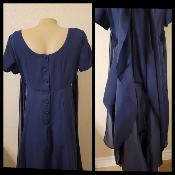 Stephanie Andrews navy form maxi dress - Picture 4 of 6